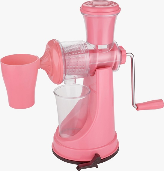 ABS FRUIT JUICER WITH WASTE GLASS PLASTIC STRAINER